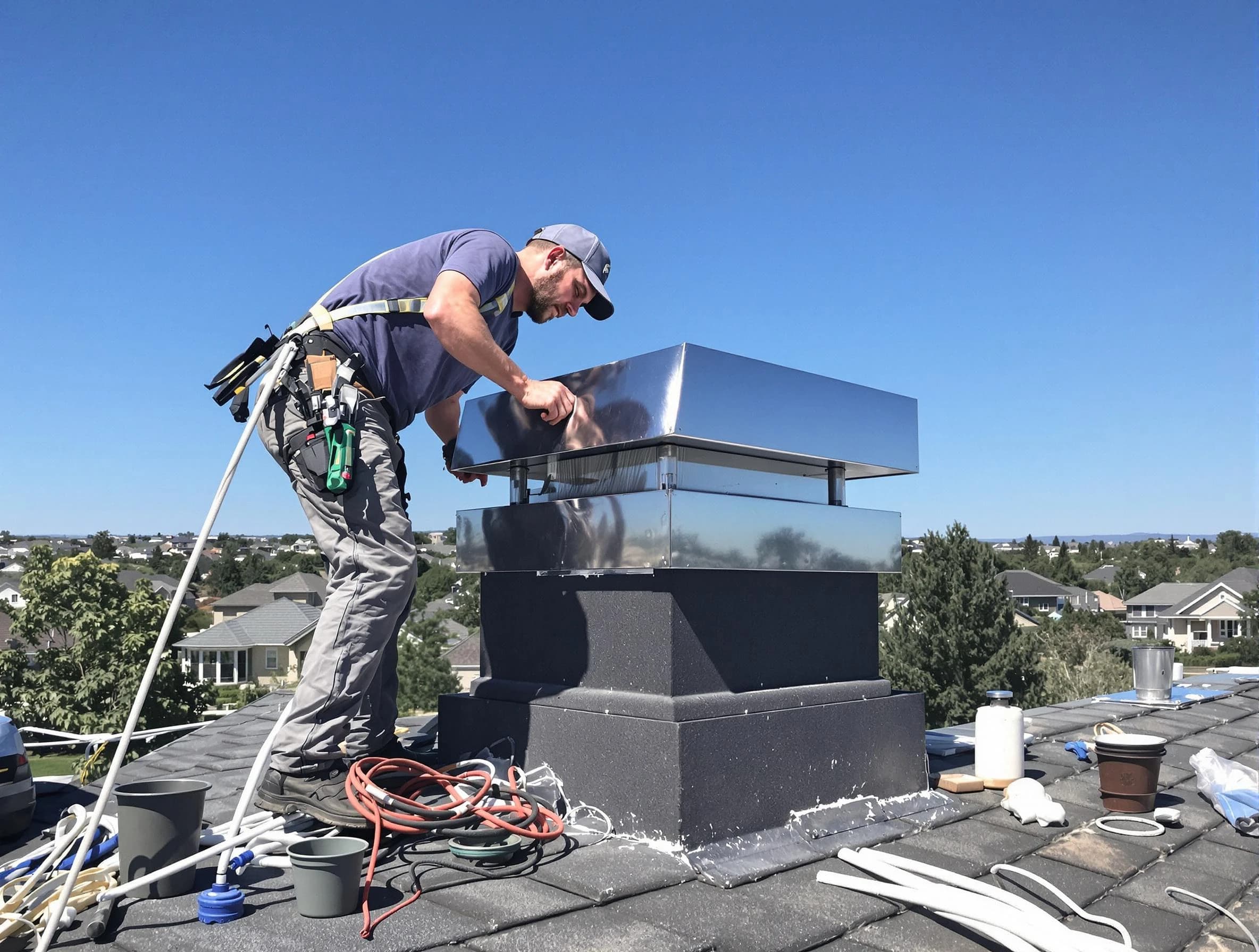Chimney Cap Services service in Lawrence, MA